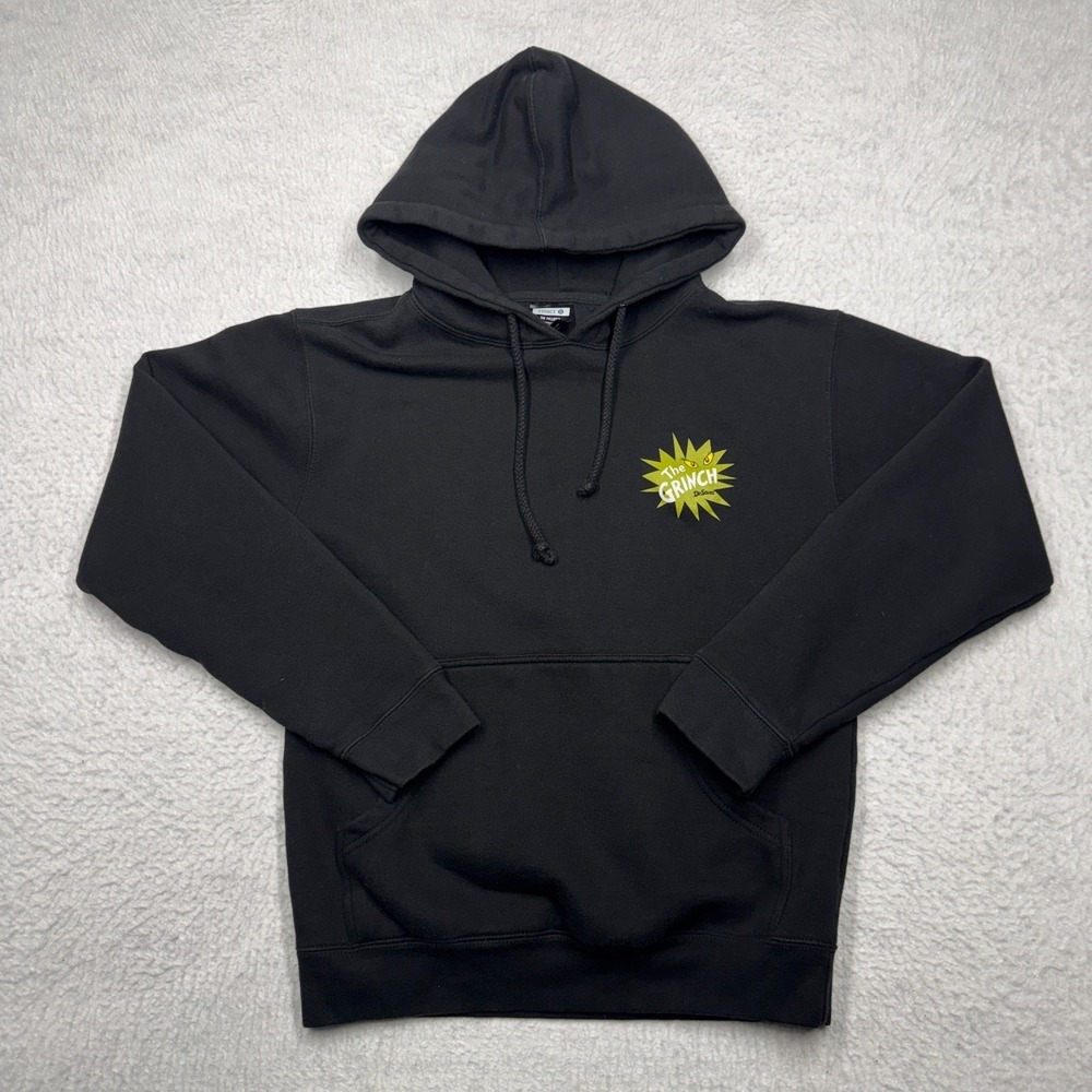 Dr. Seuss The Grinch‎ Max Graphic Hoodie Fleece Black by Stance Men's Size XS